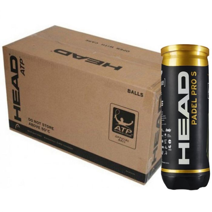 Confezione da 24 barattoli Palline HEAD 3 BALL PADEL PRO - S -